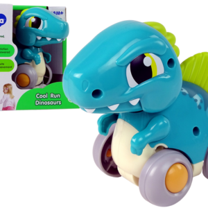 Dinozaur Na Kółkach Niebieski Figurka Spinosaurus