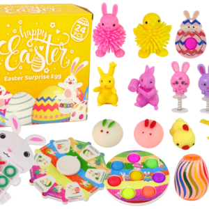 Zestaw Zabawek Wielkanocnych Fidget Toys Antystresowe 18 Elementów