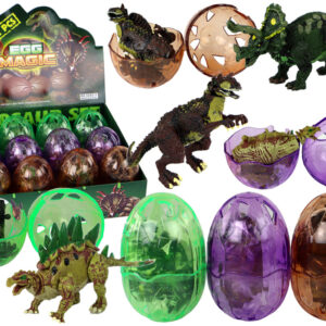 Jajo Figurka Dinozaura 3 Kolory 9 cm