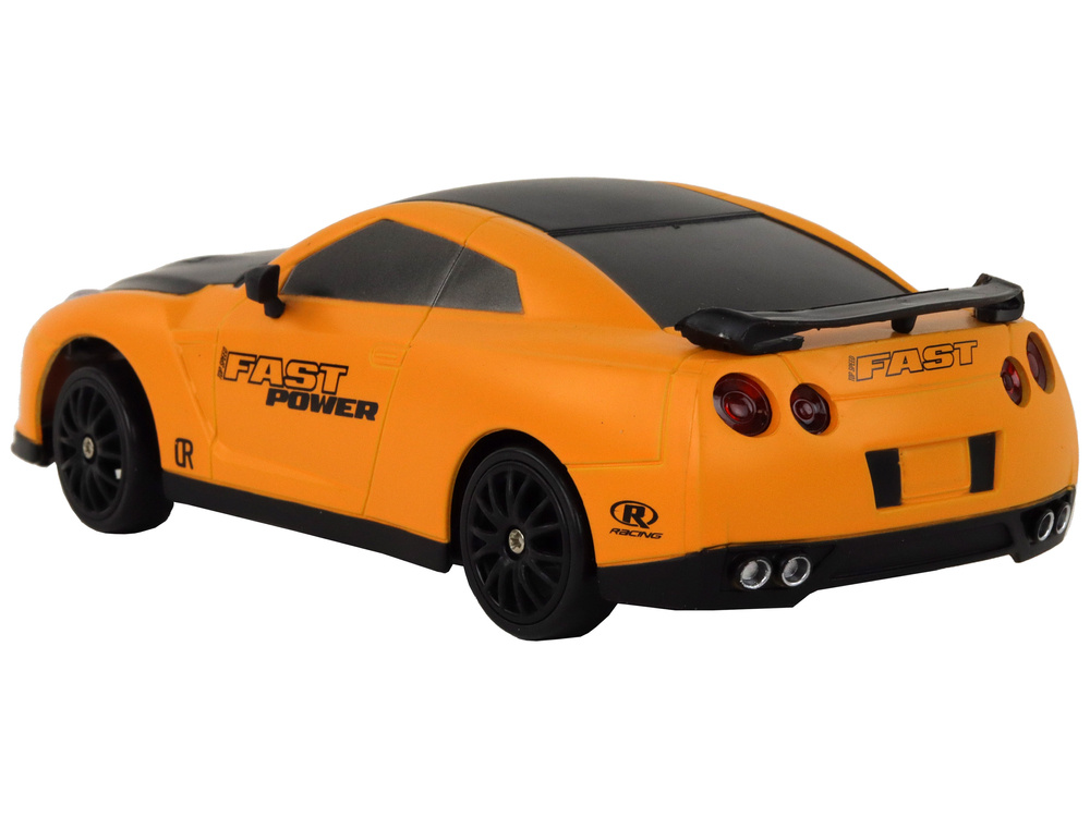 Autko Sportowe Zdalnie Sterowane R/C 1:24 Żółte Wymienne Koła - obrazek 3