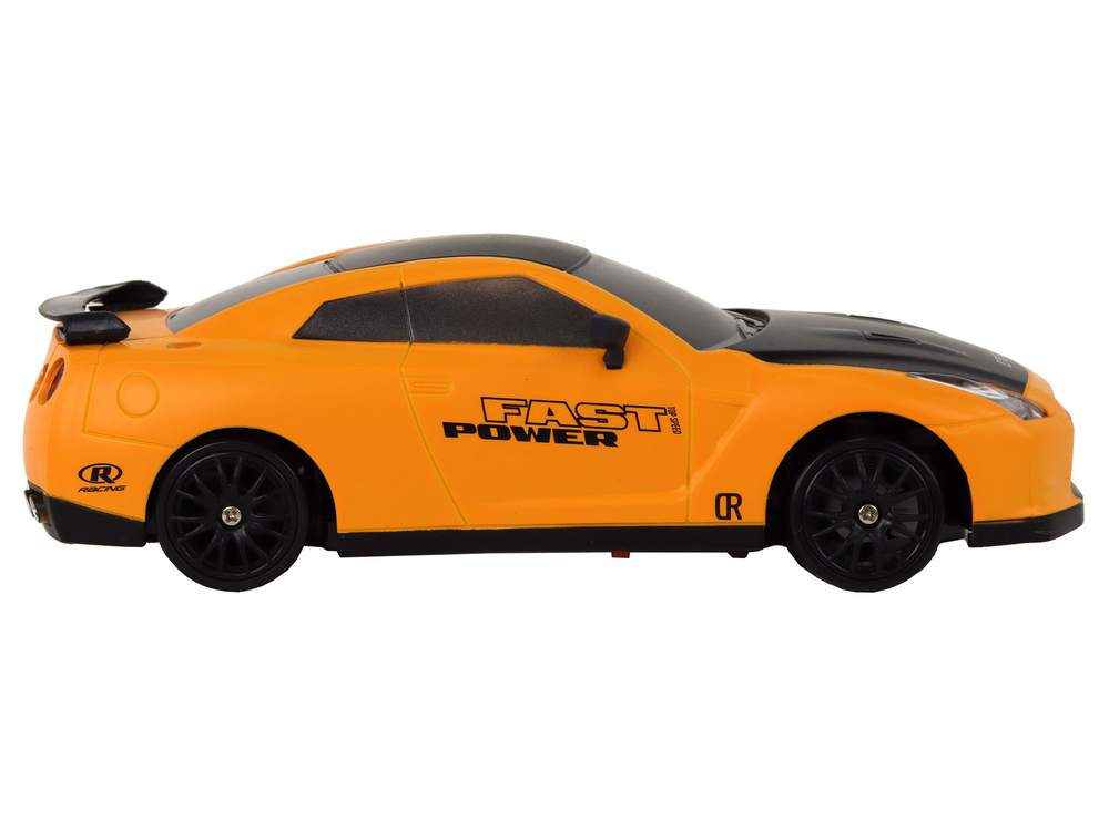 Autko Sportowe Zdalnie Sterowane R/C 1:24 Żółte Wymienne Koła - obrazek 4