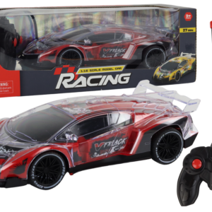 Auto Sportowe Zdalnie Sterowane RC Skala 1:16 Światła Czerwone