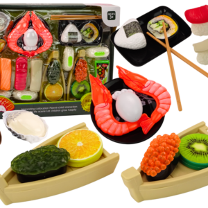 Zestaw Zabawkowy Do Sushi Akcesoria Krewetki Dla Dzieci 24 ele.