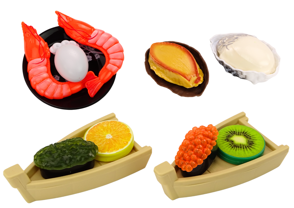 Zestaw Zabawkowy Do Sushi Akcesoria Krewetki Dla Dzieci 24 ele. - obrazek 2