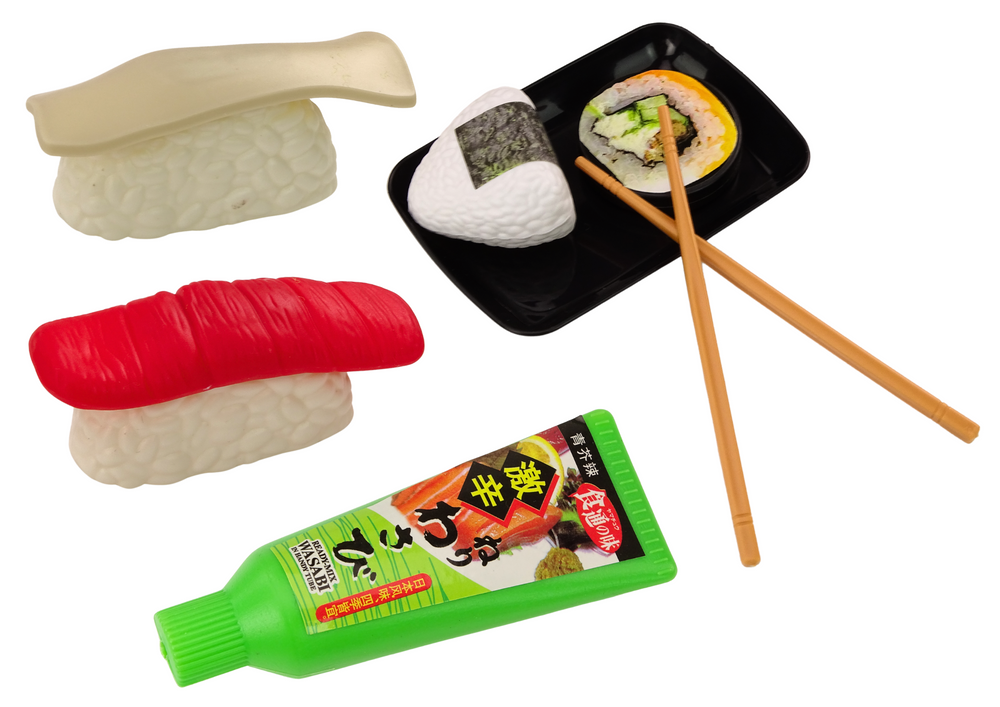 Zestaw Zabawkowy Do Sushi Akcesoria Krewetki Dla Dzieci 24 ele. - obrazek 3
