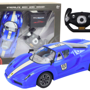 Auto Sportowe Zdalnie Sterowane Na Pilota 1:16 R/C Niebieskie