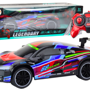Auto Sportowe Zdalnie Sterowane RC 1:10 25km/h Światła Czarny