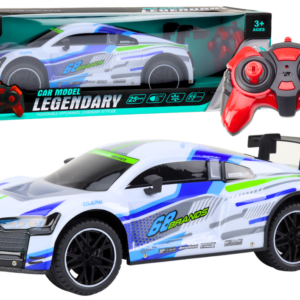 Auto Sportowe Zdalnie Sterowane RC 1:10 25km/h Światła Biały