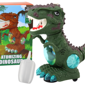 Dinozaur Tańczący Czujnik Przeszkód Światła Dźwięki Zielony