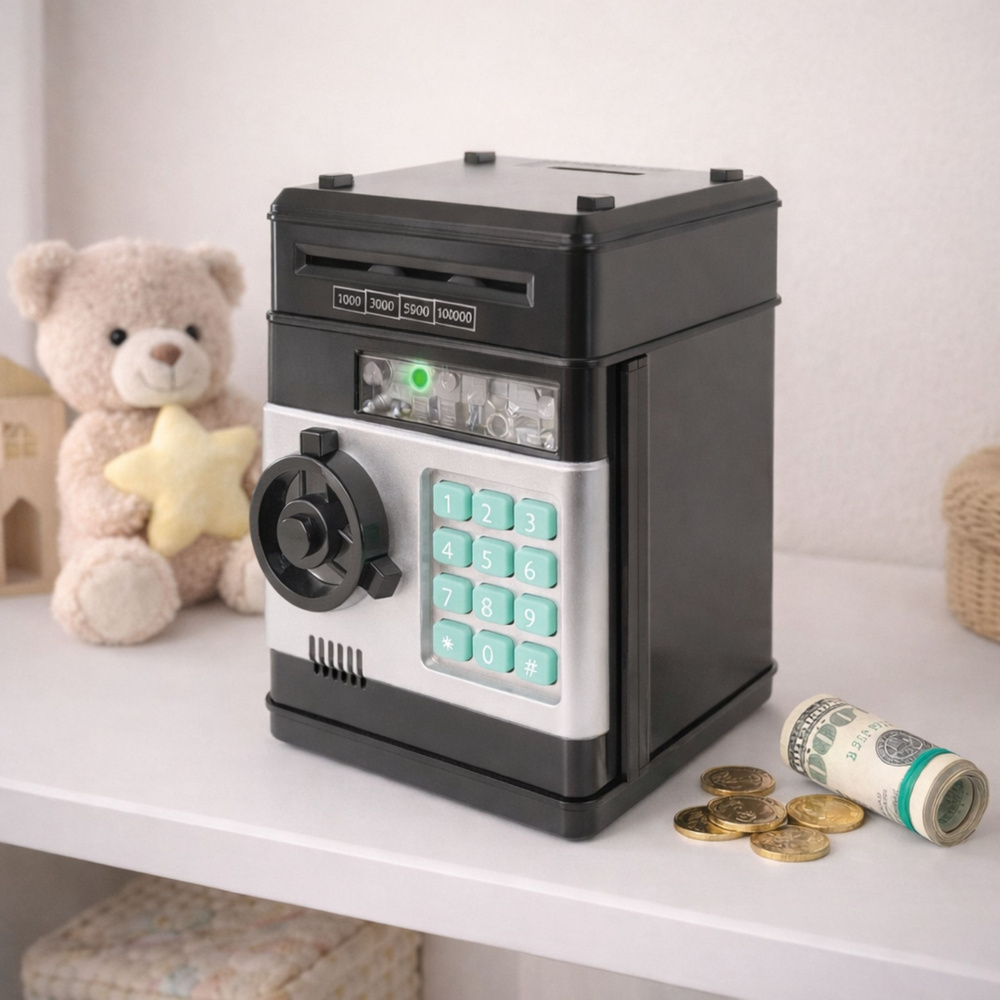 Sejf Skarbonka DIY Do Złożenia Skarbonka Elektroniczna PIN Dźwięki - obrazek 3