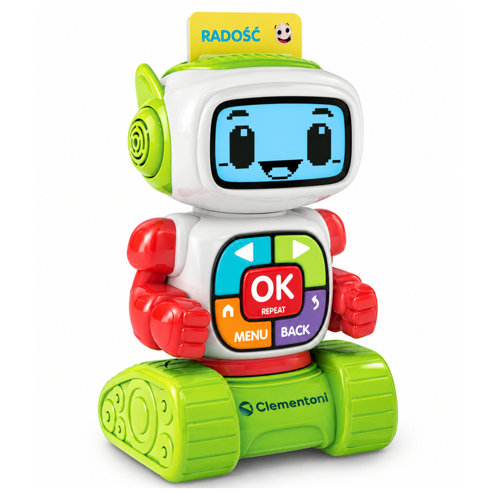 Edukacyjny Robot Eddie Język Polski Uczę się Bawiąc Clementoni 50411 - obrazek 2
