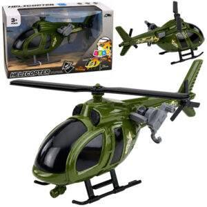 Helikopter Wojskowy Militarny Z Hakiem Światła Dźwięki Zielony
