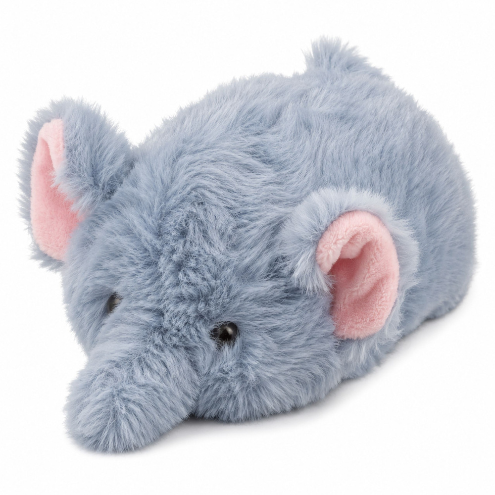 Pluszowy Słonik Maskotka Przytulanka Miękki Mały Szary 18 cm - obrazek 5
