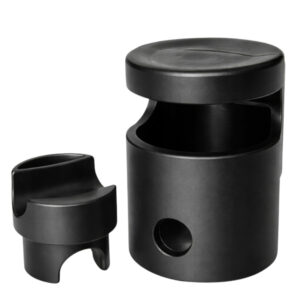 Plastikowa Zaślepka Do Trampoliny Grzybek z Ringiem Czarny 25mm