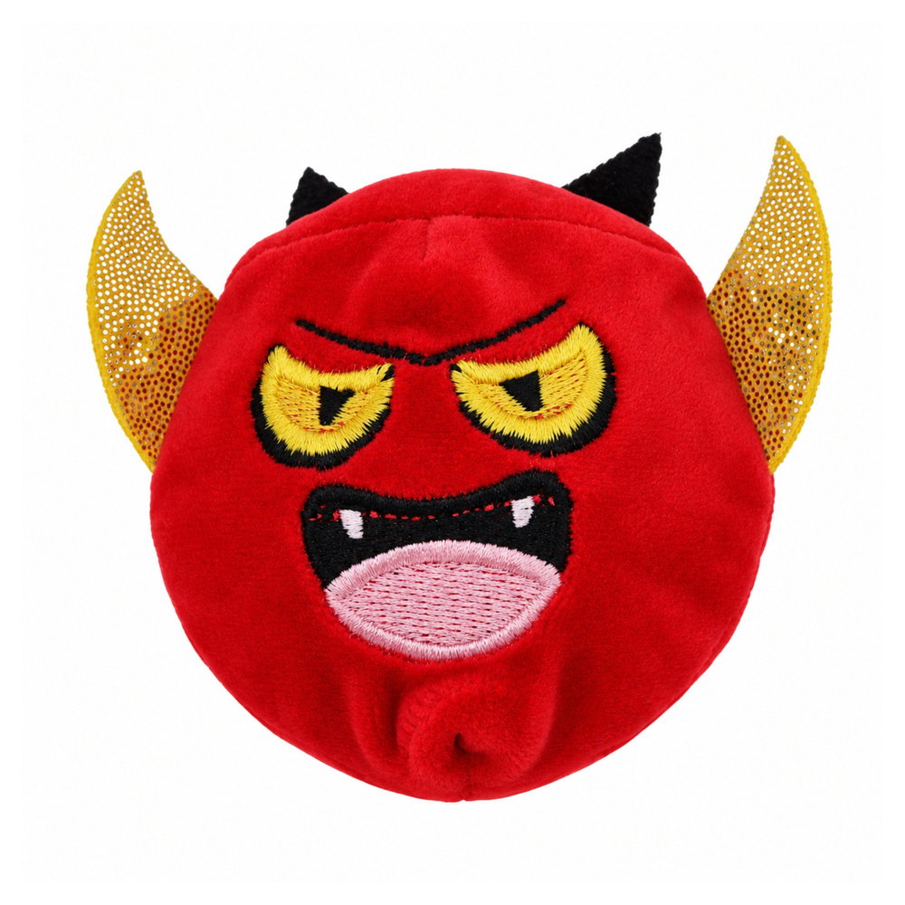 Halloweenowy Pluszowy Gniotek Miękki Brokatowy Antystresowy 8cm - obrazek 6