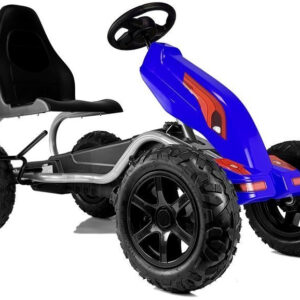 Gokart na Pedały B012 Pompowane Koła Niebieski