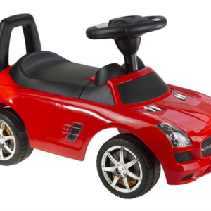 Jeździk Mercedes SLS AMG Pchacz Dla Dziecka Oparcie Schowek Czerwony