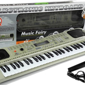 Keyboard MQ807 Organy Pianinko + Mikrofon USB