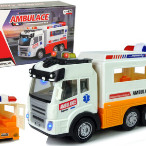Ambulans Autko na Baterie Światło Dźwięki