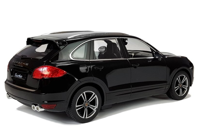 Auto Porsche Cayenne Turbo Zdalnie Sterowane RC Rastar Czarne 1:14 - obrazek 3
