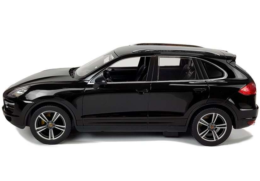 Auto Porsche Cayenne Turbo Zdalnie Sterowane RC Rastar Czarne 1:14 - obrazek 4