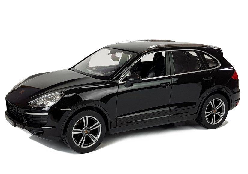 Auto Porsche Cayenne Turbo Zdalnie Sterowane RC Rastar Czarne 1:14 - obrazek 5