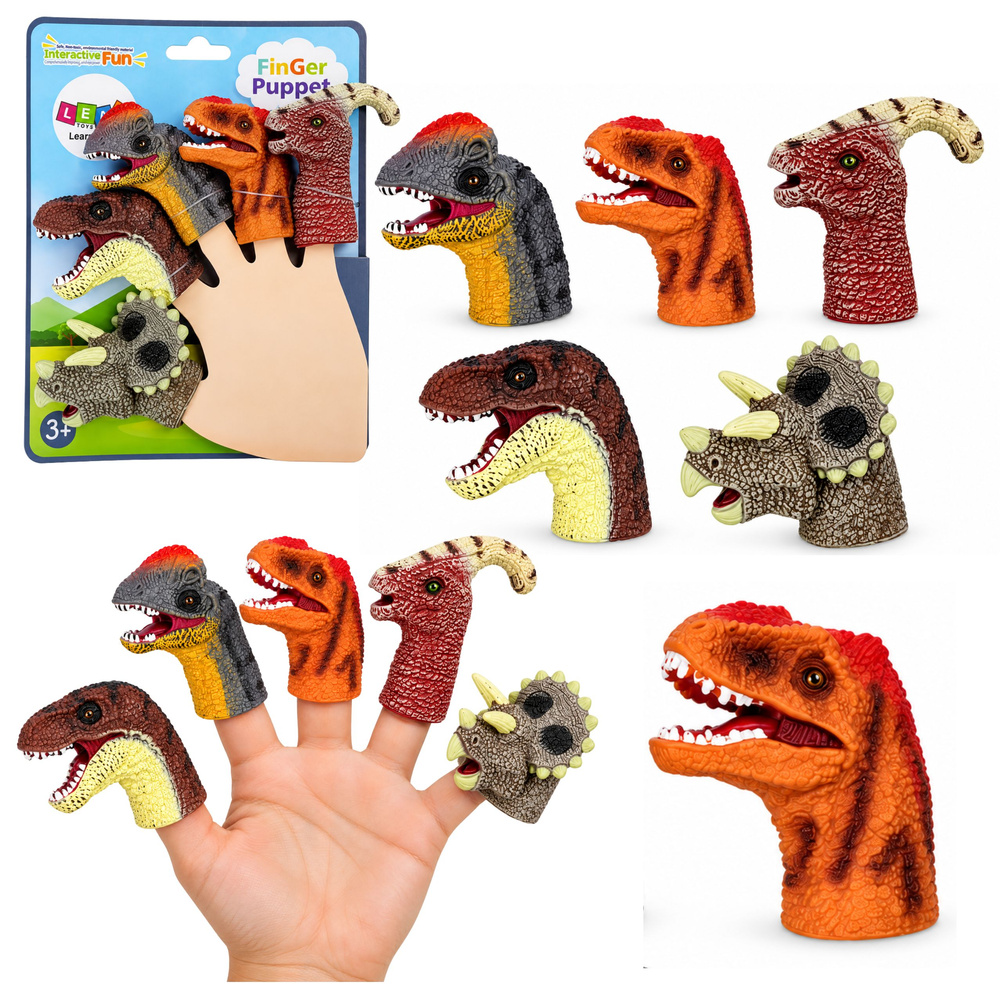 Nakładki na Palce Dinozaury 5 elementów