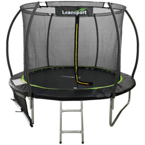 Trampolina LEAN Sport Max 10ft Czarno-Zielona