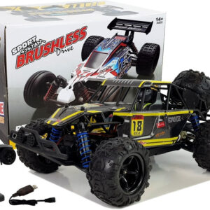 Auto Terenowe Buggy Zdalnie Sterowane 1:18 Żółty ENOZE 9303E 45 km/h