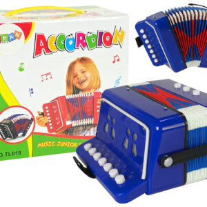 Akordeon Instrument Dla Małego Muzyka Niebieski