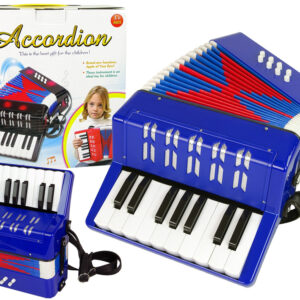 Akordeon Instrument Muzyczny Dla Dzieci Muzyka Niebieski